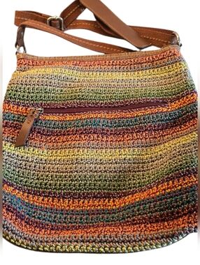 The Sak Colorful Knit Crochet Bag
